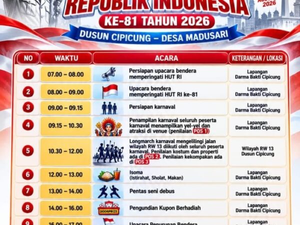 Semarak 17 Agustusan 2026